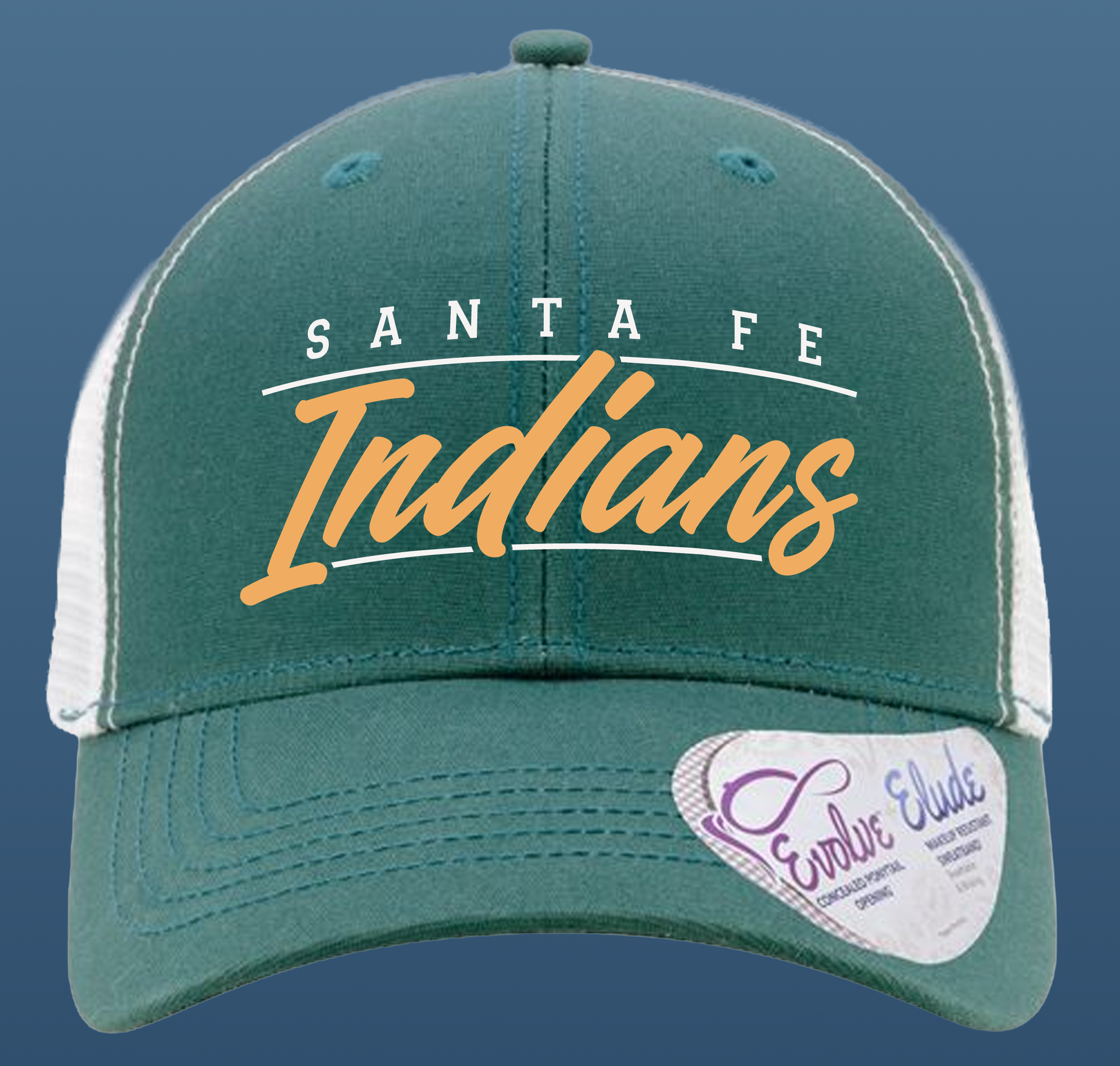 Woman's Santa Fe hat Puff Embroidery