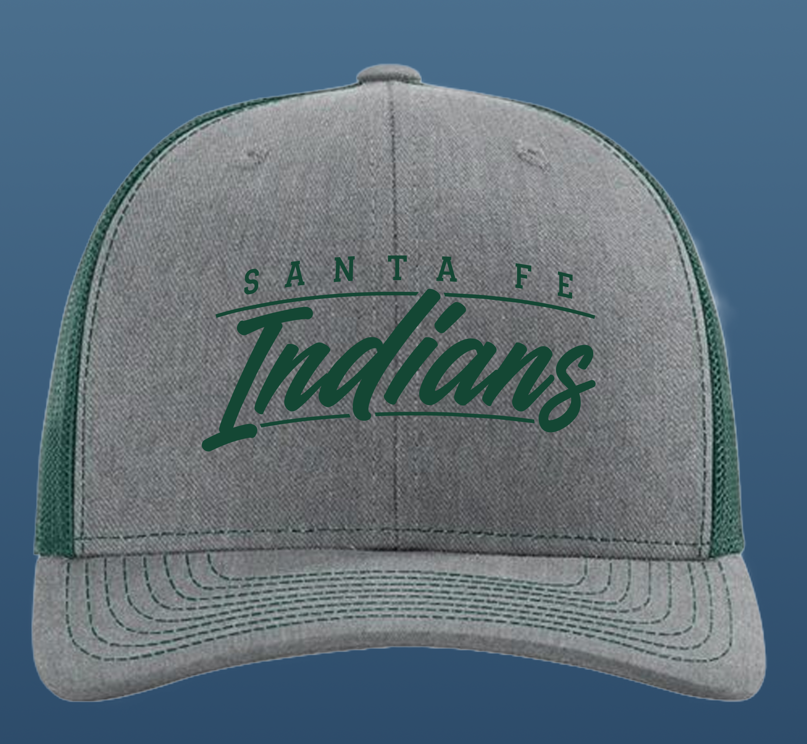 Santa Fe Indians puff Embroidery hat