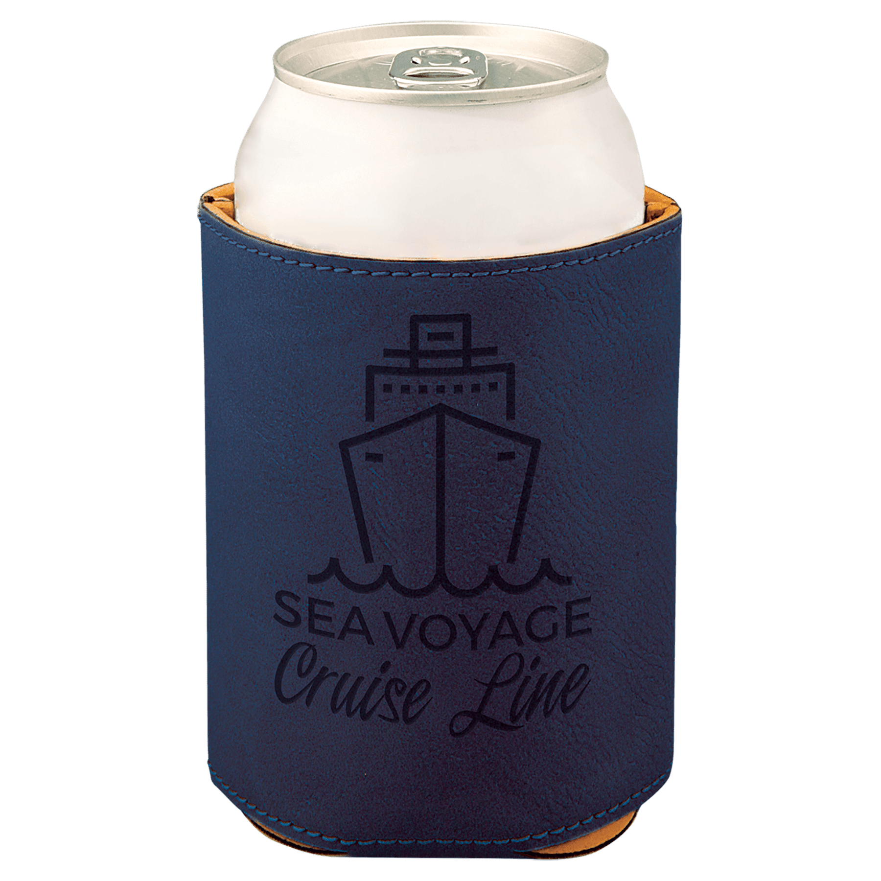 Leatherette Laser Engraved Can holder