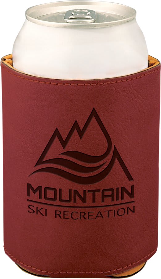 Leatherette Laser Engraved Can holder
