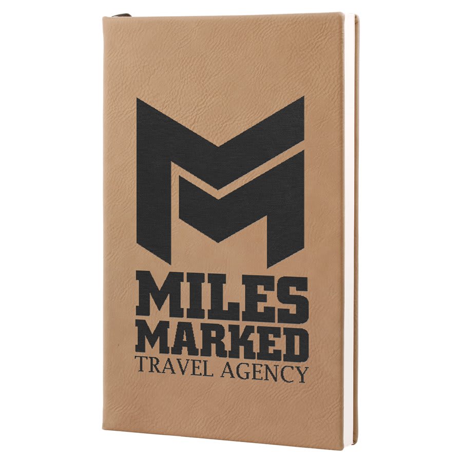 Leatherette Journal with Lined Notepad