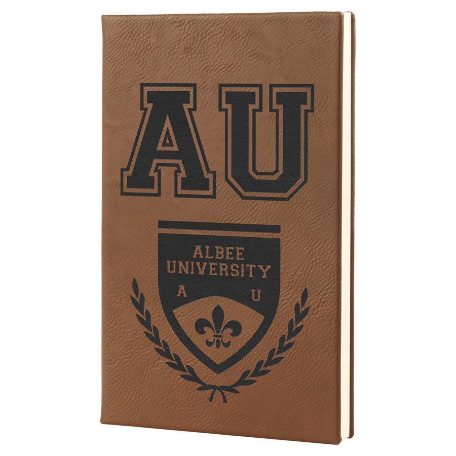 Leatherette Journal with Lined Notepad