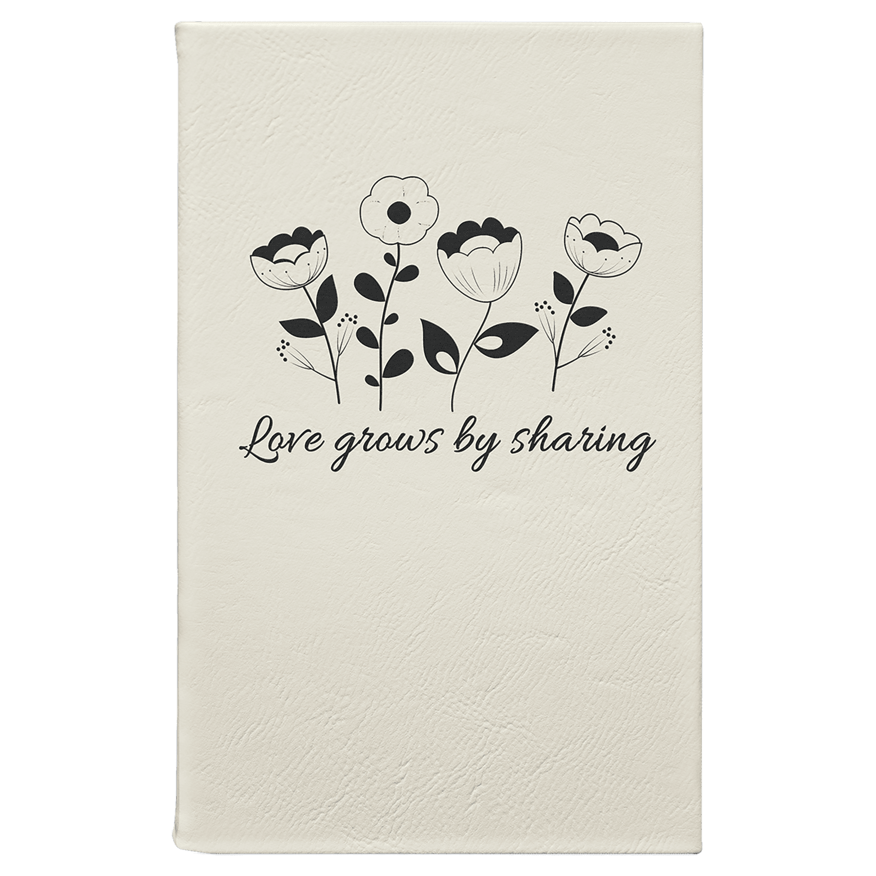 Leatherette Journal with Lined Notepad