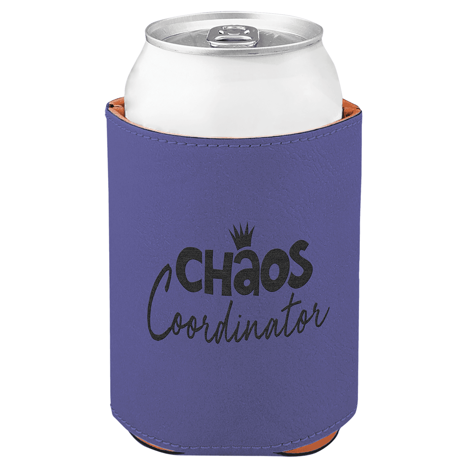 Leatherette Laser Engraved Can holder