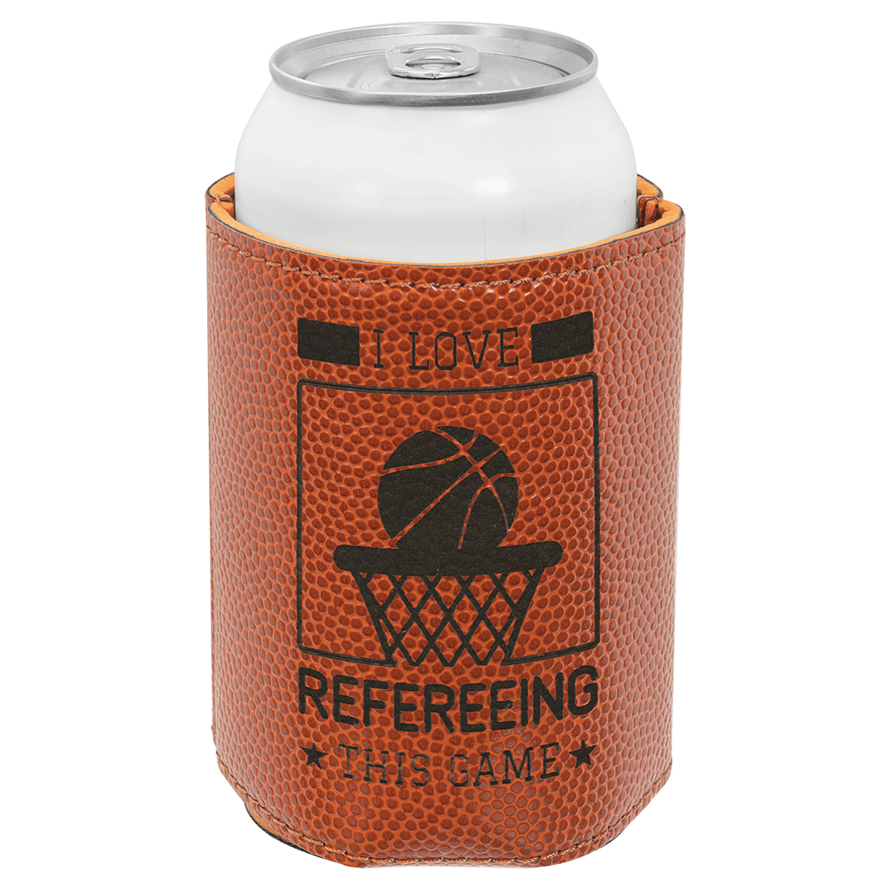 Leatherette Laser Engraved Can holder