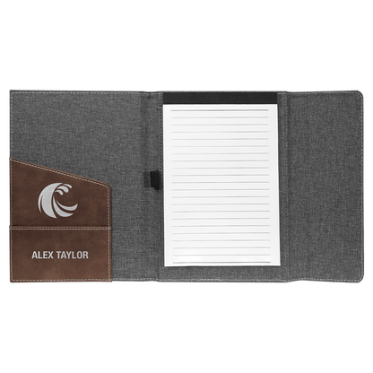 Canvas Leather Portfolio