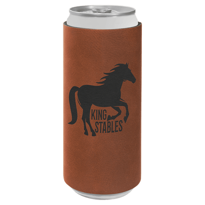 Custom Slim leatherette Can holder