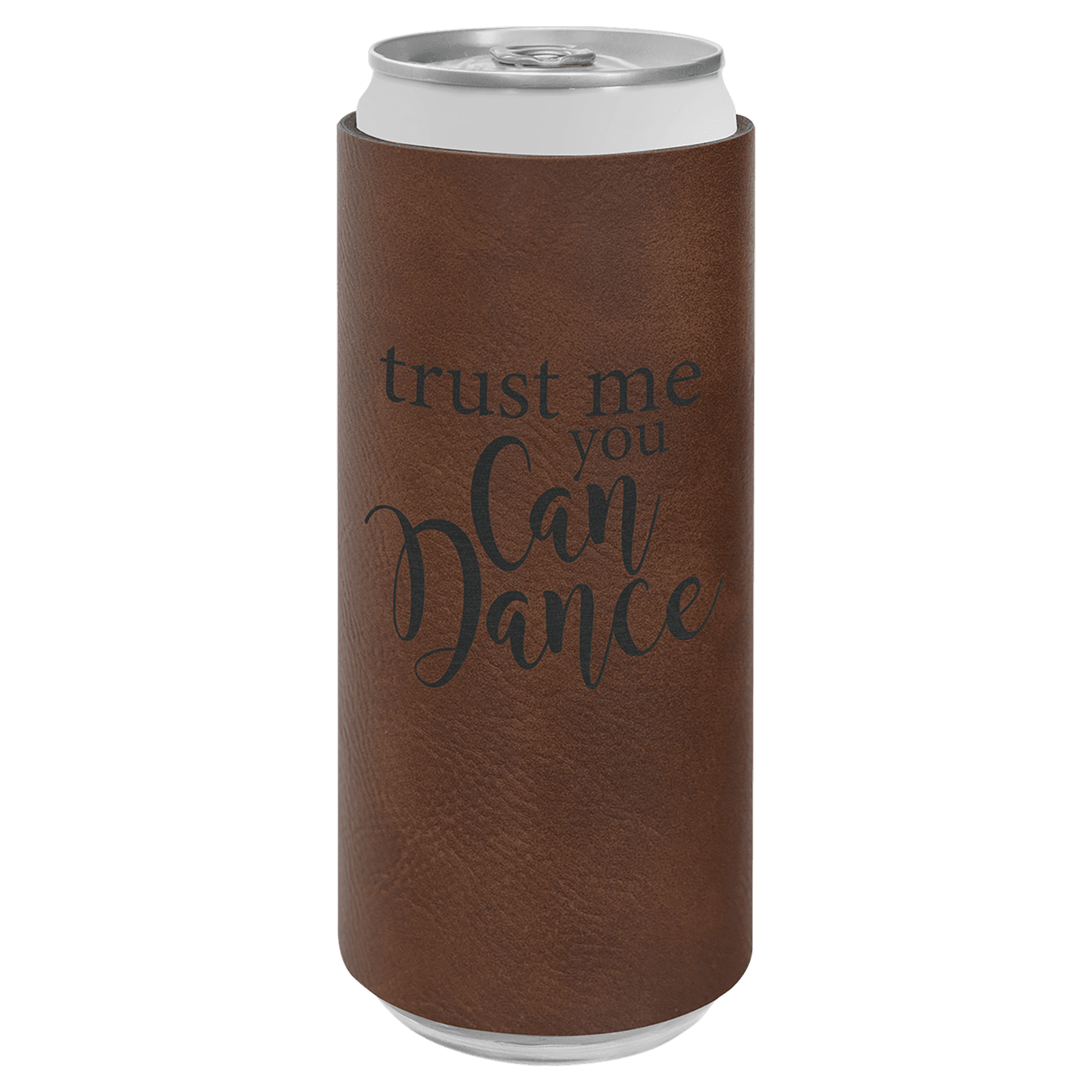 Custom Slim leatherette Can holder