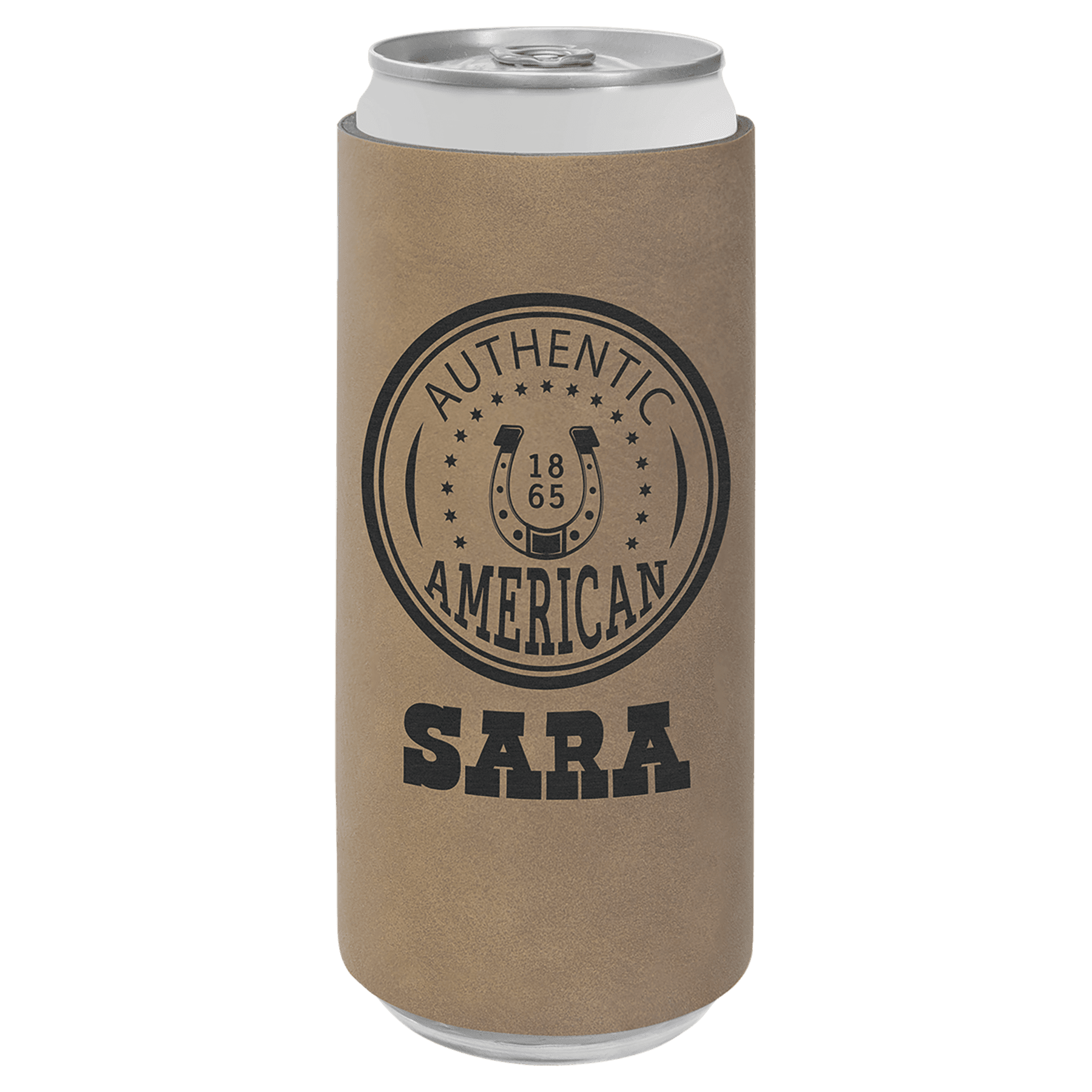 Custom Slim leatherette Can holder