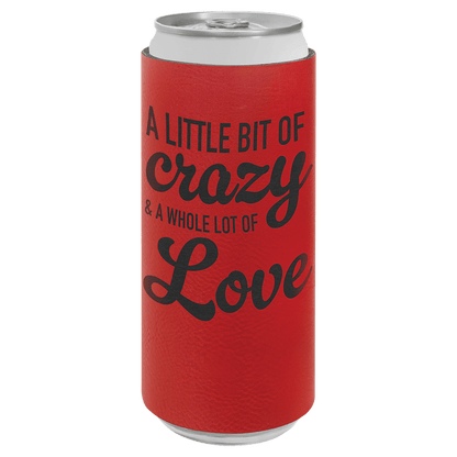 Custom Slim leatherette Can holder