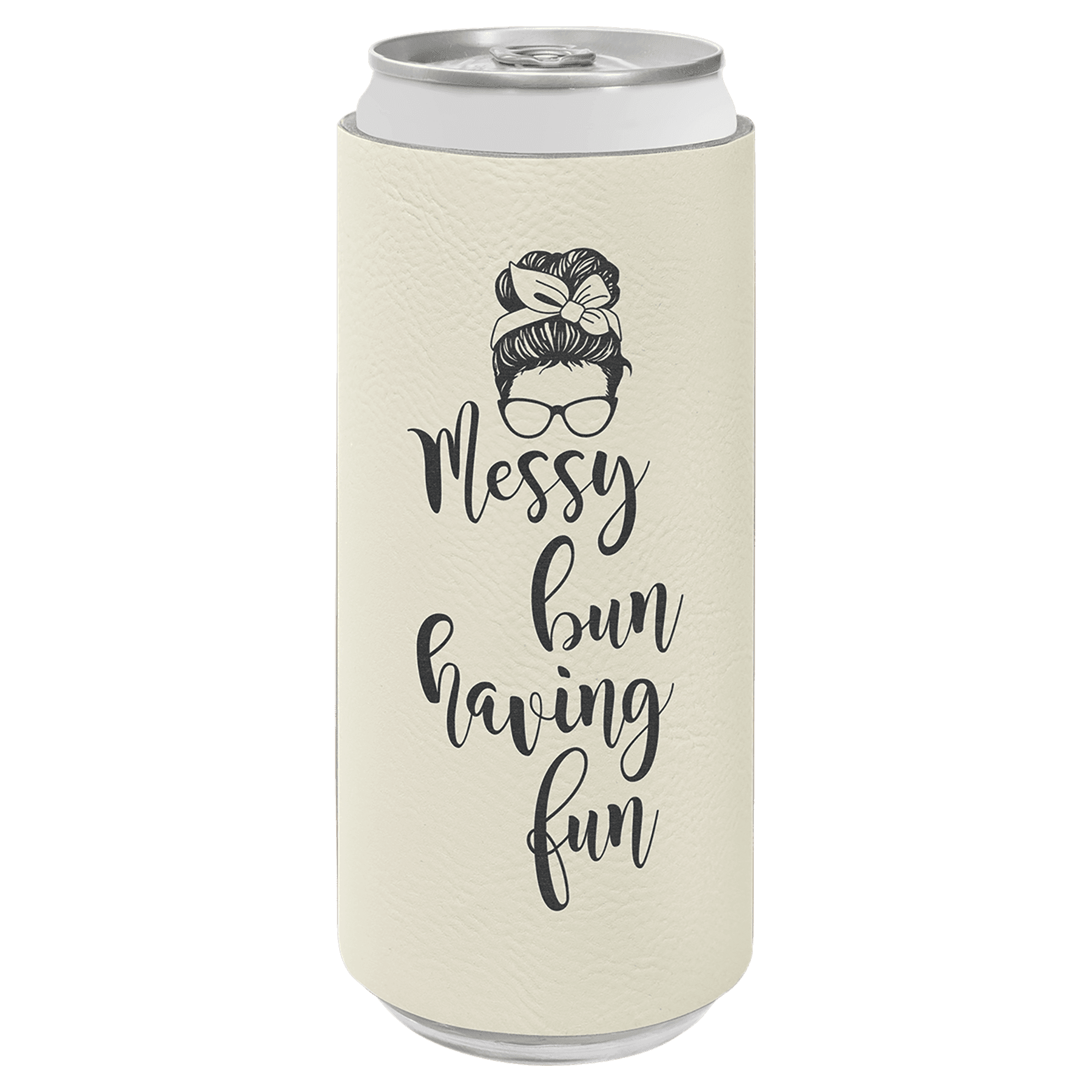 Custom Slim leatherette Can holder