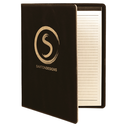 Leatherette Portfolio with Notepad