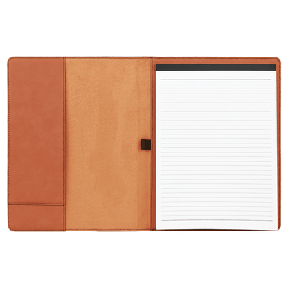 Leatherette Portfolio with Notepad