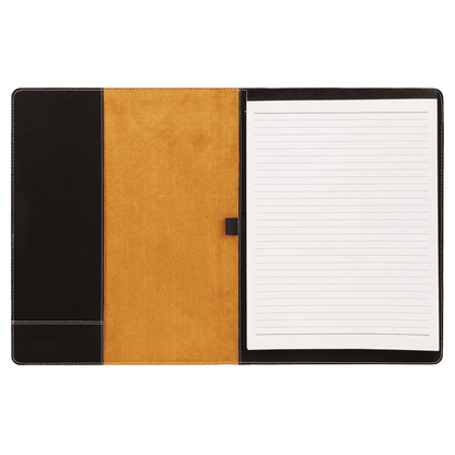 Leatherette Portfolio with Notepad