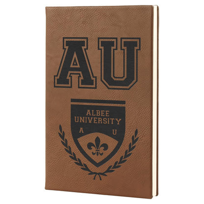 Leatherette Journal with Lined Notepad