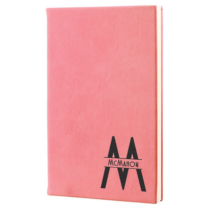 Leatherette Journal with Lined Notepad