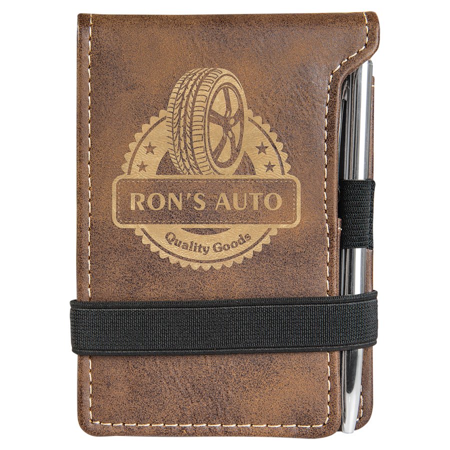 Leatherette Mini Notepad