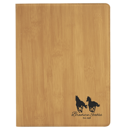 Leatherette Portfolio with Notepad