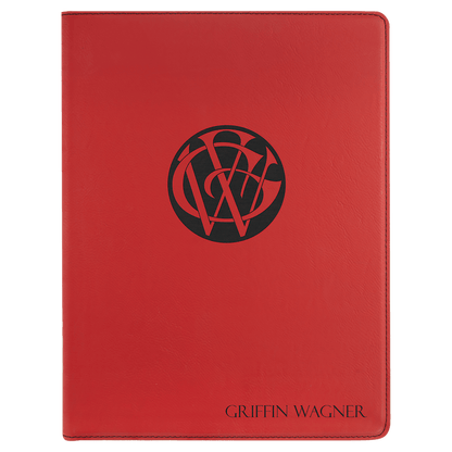 Leatherette Portfolio with Notepad