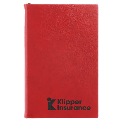 Leatherette Journal with Lined Notepad