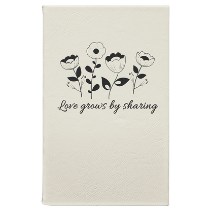 Leatherette Journal with Lined Notepad