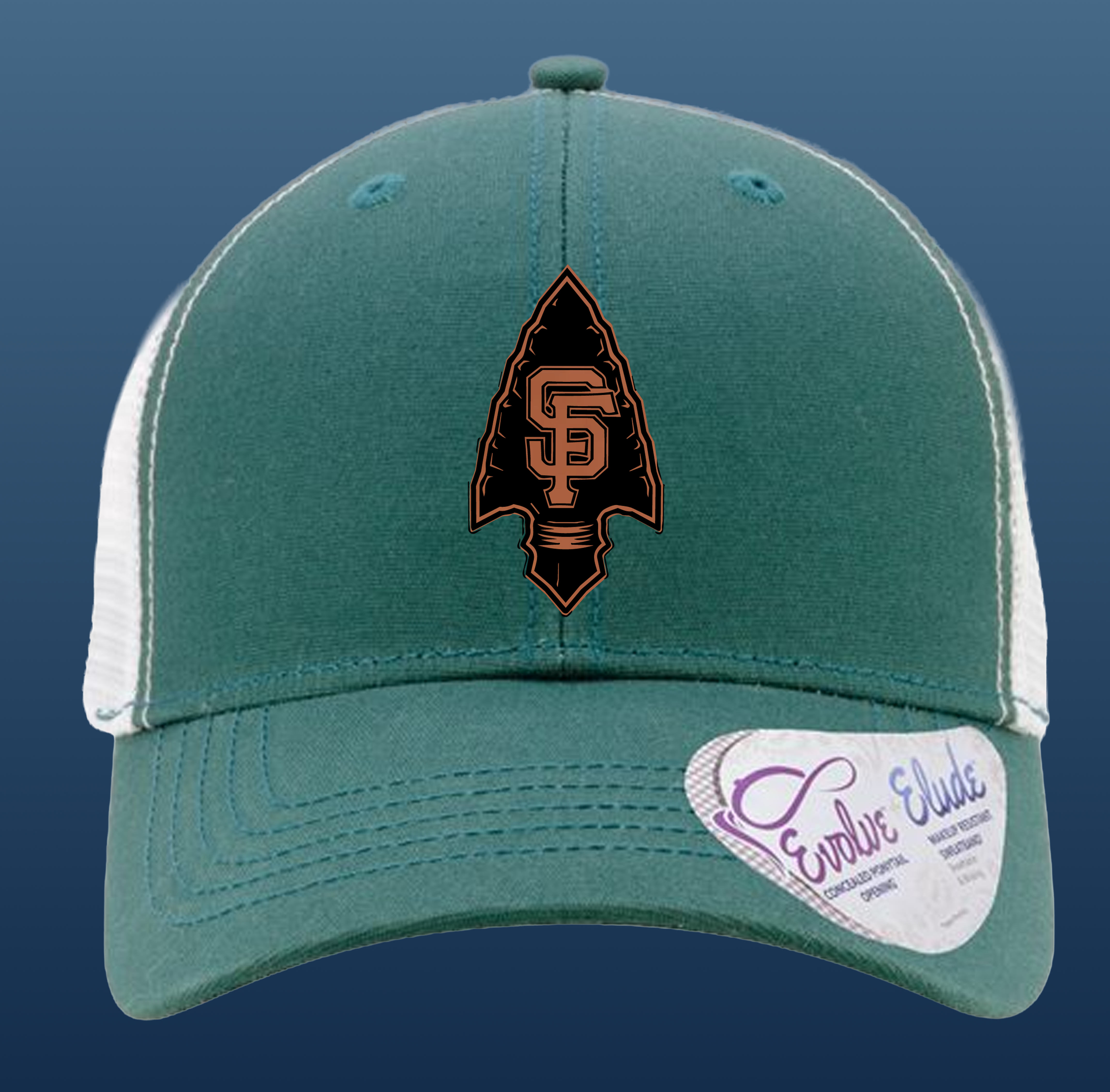 Womans ponytail hat Santa Fe